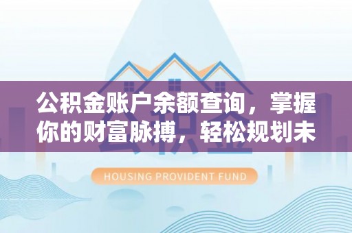 聂拉木公积金账户余额查询，掌握你的财富脉搏，轻松规划未来