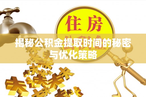 聂拉木揭秘公积金提取时间的秘密与优化策略