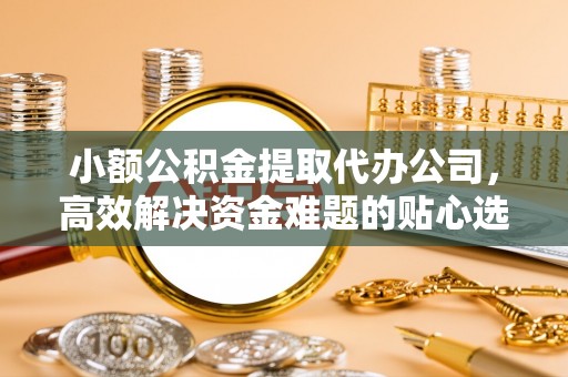 聂拉木小额公积金提取代办公司，高效解决资金难题的贴心选择