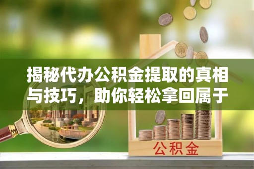 聂拉木揭秘代办公积金提取的真相与技巧，助你轻松拿回属于你的钱