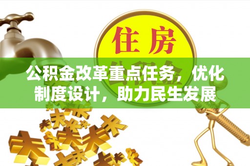 聂拉木公积金改革重点任务，优化制度设计，助力民生发展