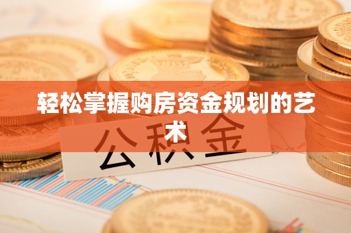 聂拉木轻松掌握购房资金规划的艺术
