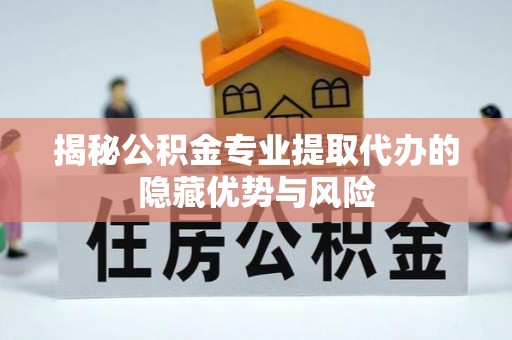 聂拉木揭秘公积金专业提取代办的隐藏优势与风险
