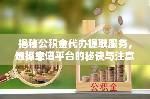 聂拉木揭秘公积金代办提取服务，选择靠谱平台的秘诀与注意事项