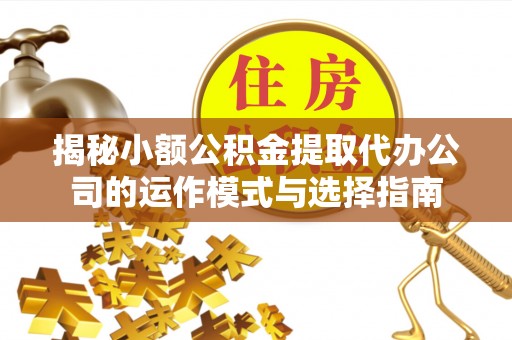 聂拉木揭秘小额公积金提取代办公司的运作模式与选择指南