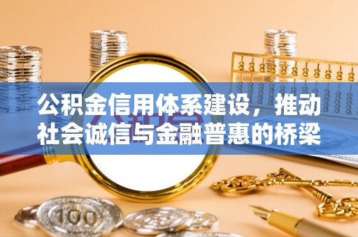 聂拉木公积金信用体系建设，推动社会诚信与金融普惠的桥梁