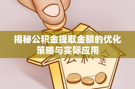 聂拉木揭秘公积金提取金额的优化策略与实际应用