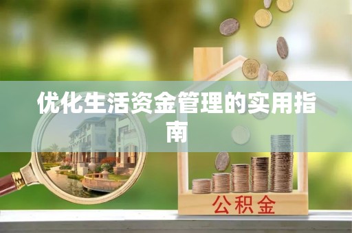 聂拉木优化生活资金管理的实用指南