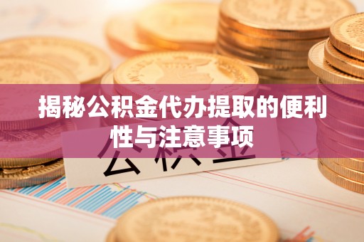 聂拉木揭秘公积金代办提取的便利性与注意事项