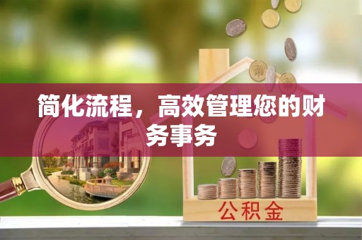 聂拉木简化流程，高效管理您的财务事务